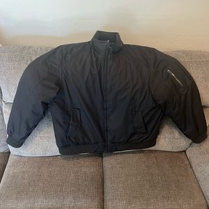 Calvin Klein Black Bomber Style Jacket XL
